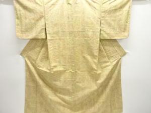 抽象模様織り出し手織り紬着物